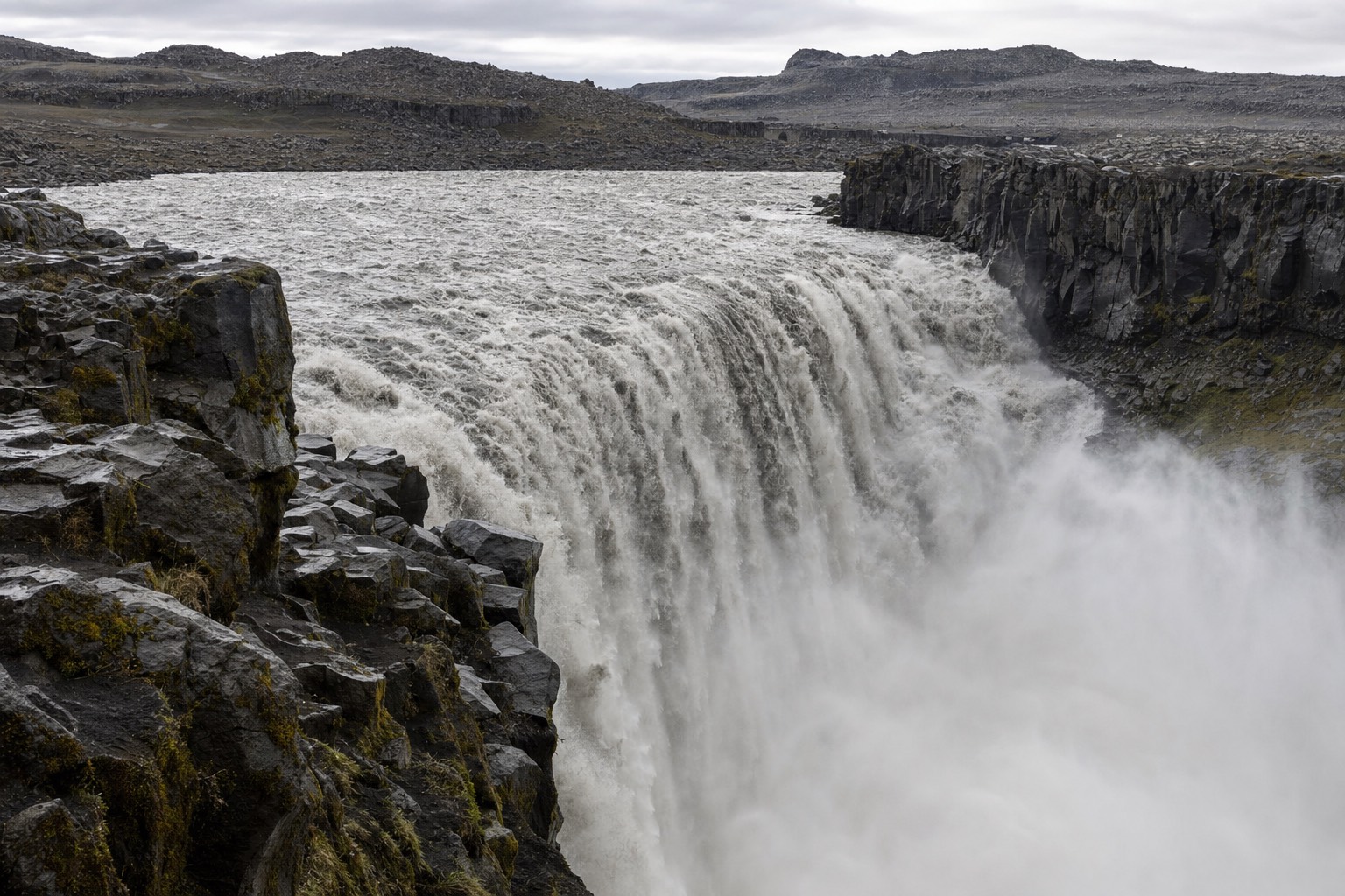Dettifoss, one of Europe's most powerful waterfalls on the Diamond Circle route