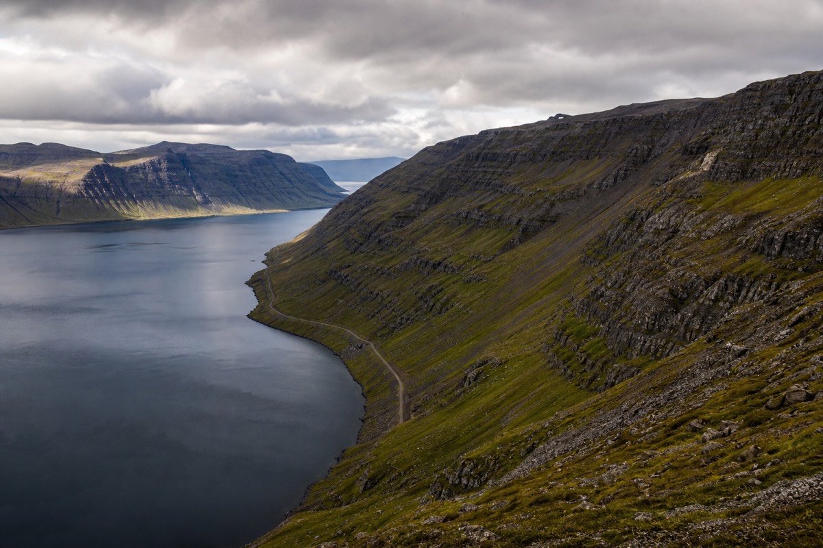A fjord view typical of Iceland guided minibus tours